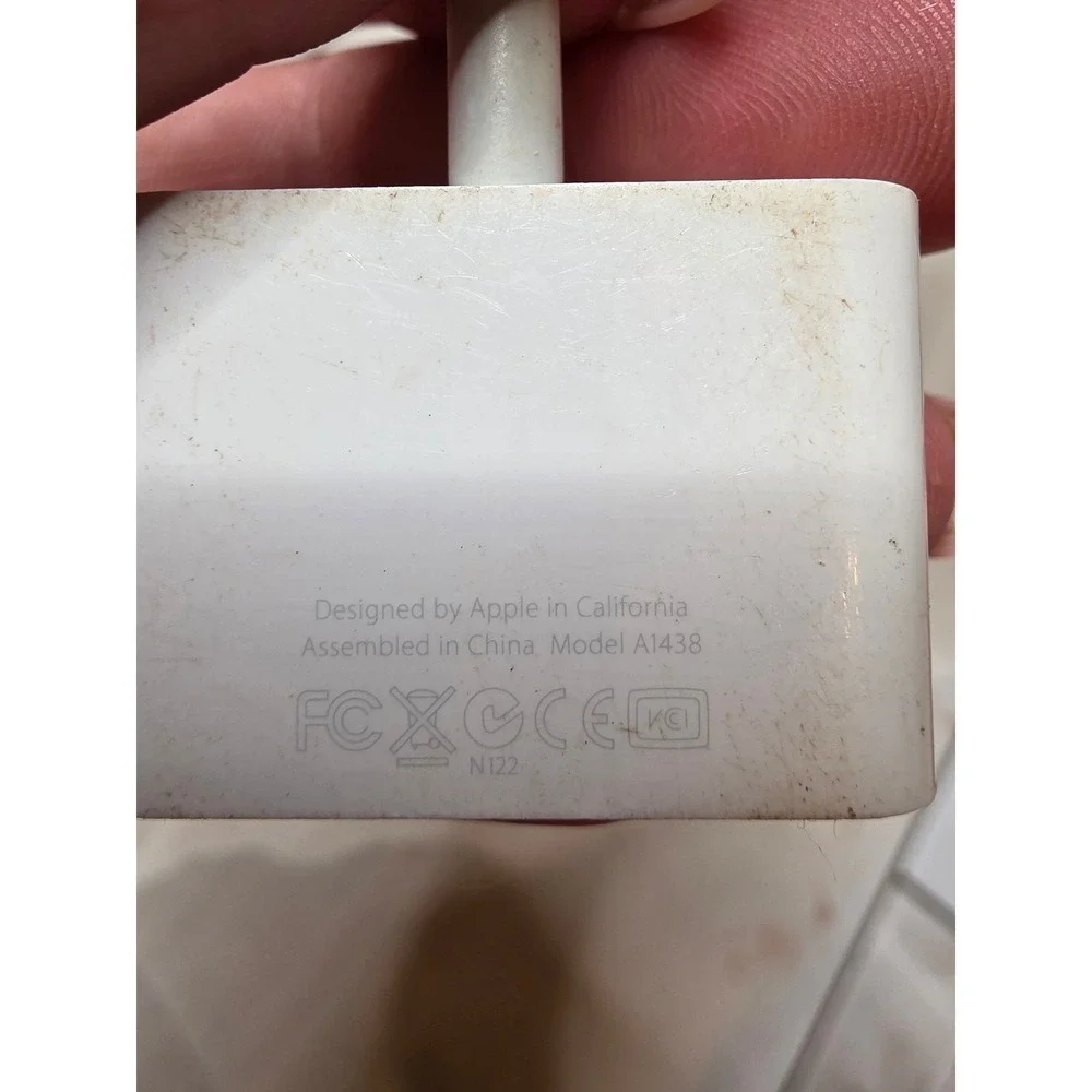 Apple Lightning Digital AV Adapter HDMI Model A1438 White for‎ iPhone iPad F3